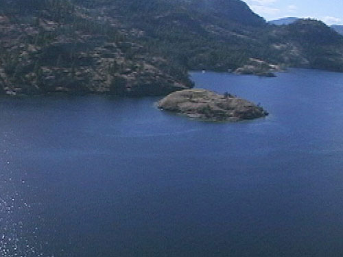 Rattlesnake Island is reported to be where a lot of Ogopogo sightings have taken place.